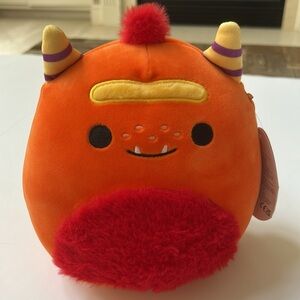 Squishmallow Halloween Ernest Monster Halloween Plush  8” NWT